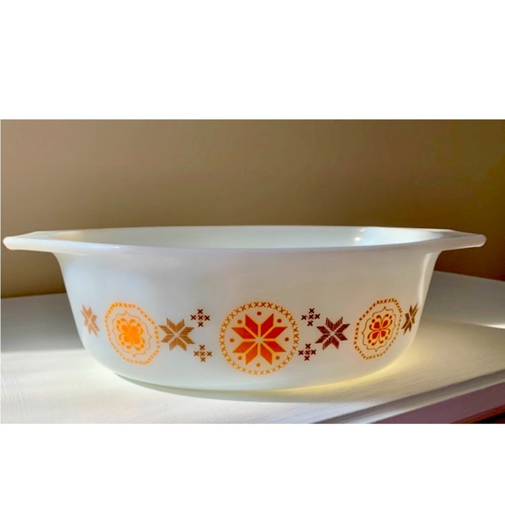 Pyrex town and country casserole dish - vintage  - cookware - 2.5 quart​​​